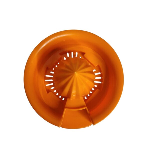 Vintage Gemco Juice Juicer Orange Lemon Citrus Reamer Squeezer Jar Glass 2-piece - Picture 5 of 5